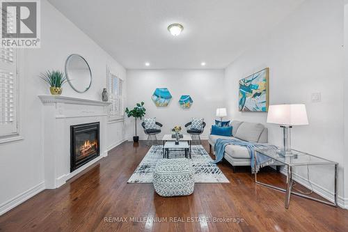 13 Bliss Street, Brampton, ON - Indoor Photo Showing Living Room With Fireplace