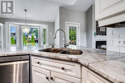 144 Train Court, Kingsville, ON - Indoor Photo Showing Kitchen With Double Sink