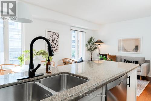 1110 - 50 East Liberty Street, Toronto, ON - Indoor Photo Showing Kitchen With Double Sink