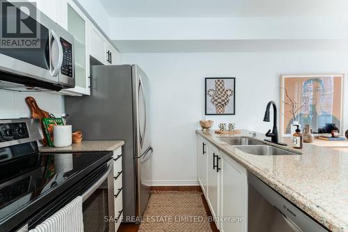 1110 - 50 East Liberty Street, Toronto, ON - Indoor Photo Showing Kitchen With Double Sink With Upgraded Kitchen