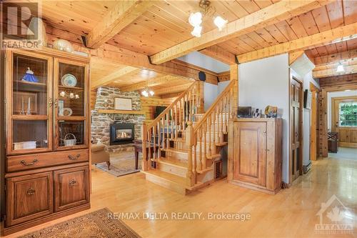 6758 Newton Road, Prescott And Russell, ON - Indoor Photo Showing Other Room With Fireplace