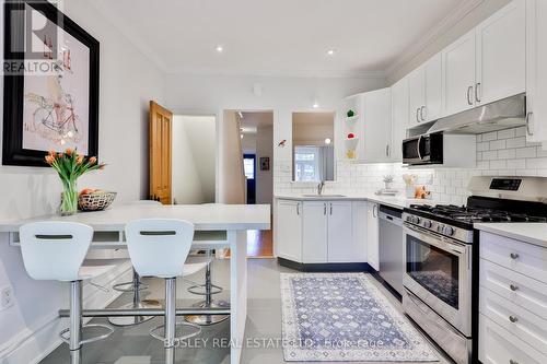 12 Westminster Avenue, Toronto, ON - Indoor Photo Showing Kitchen With Stainless Steel Kitchen With Upgraded Kitchen