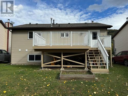 115 Wolverine Avenue, Tumbler Ridge, BC - Outdoor With Deck Patio Veranda With Exterior