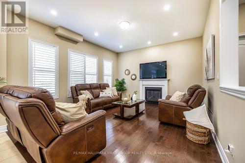 2A Grayson Road, Ajax (Central), ON - Indoor Photo Showing Living Room With Fireplace