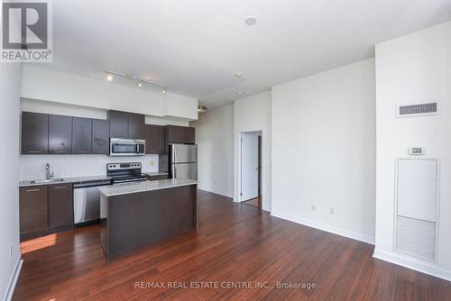 2202 - 365 Prince Of Wales Drive, Mississauga, ON - Indoor Photo Showing Kitchen With Stainless Steel Kitchen