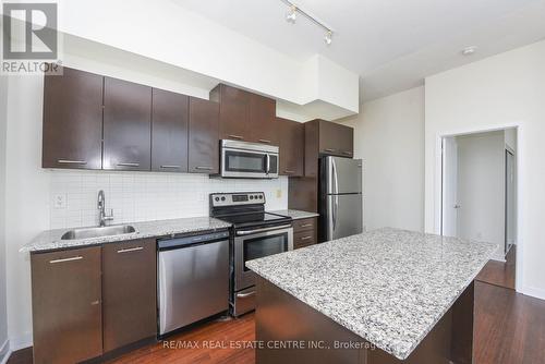 2202 - 365 Prince Of Wales Drive, Mississauga, ON - Indoor Photo Showing Kitchen With Stainless Steel Kitchen With Upgraded Kitchen