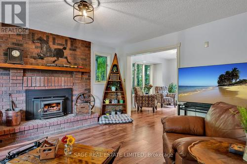 465 County Road 24, Kawartha Lakes, ON - Indoor Photo Showing Living Room With Fireplace