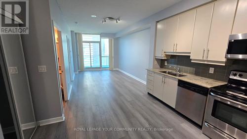 3713 - 33 Bay Street, Toronto, ON - Indoor Photo Showing Kitchen With Double Sink