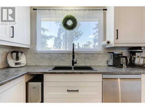 3275 Mciver Road, West Kelowna, BC - Indoor Photo Showing Kitchen With Double Sink