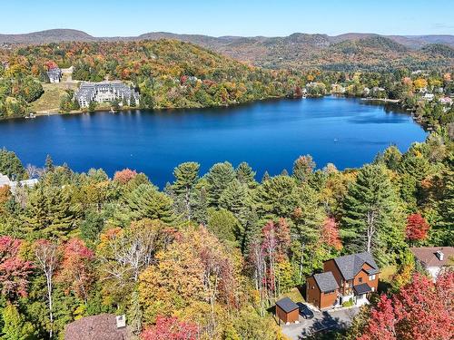 Aerial photo - 337  - 339 Rue Martinet, Sainte-Adèle, QC - Outdoor With Body Of Water With View