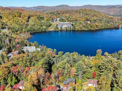 Aerial photo - 337  - 339 Rue Martinet, Sainte-Adèle, QC - Outdoor With Body Of Water With View