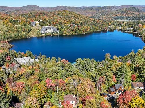 Aerial photo - 337  - 339 Rue Martinet, Sainte-Adèle, QC - Outdoor With Body Of Water With View