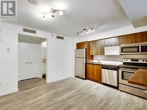 214 - 57 East Liberty Street, Toronto, ON - Indoor Photo Showing Kitchen With Stainless Steel Kitchen