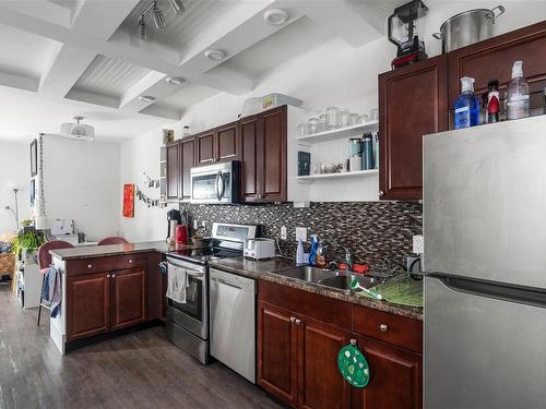 1362 Dallas Rd, Victoria, BC - Indoor Photo Showing Kitchen With Double Sink