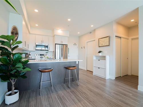 202-525 Third St, Nanaimo, BC - Indoor Photo Showing Kitchen With Upgraded Kitchen