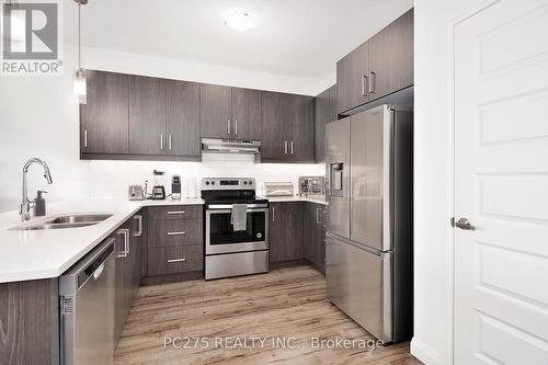 17 - 3046 Springmeadow Road, London, ON - Indoor Photo Showing Kitchen With Double Sink With Upgraded Kitchen