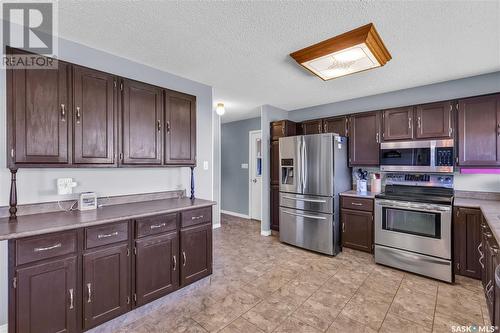 110 Elgin Street, Viscount, SK - Indoor Photo Showing Kitchen With Stainless Steel Kitchen