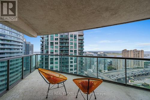 3611 - 30 Grand Trunk Crescent, Toronto, ON - Outdoor With Balcony With View With Exterior