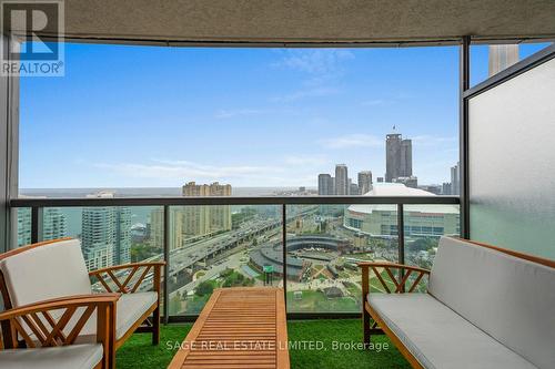 3611 - 30 Grand Trunk Crescent, Toronto, ON - Outdoor With Balcony With View