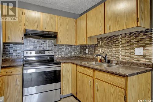 22 Cedar Meadow Drive, Regina, SK - Indoor Photo Showing Kitchen With Double Sink