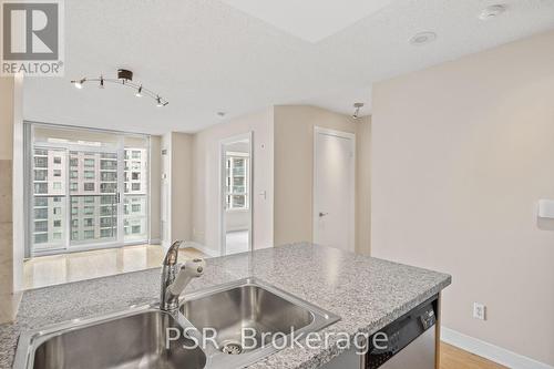 1105 - 16 Harrison Garden Boulevard, Toronto, ON - Indoor Photo Showing Kitchen With Double Sink