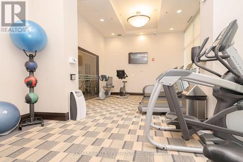 603 - 208 Enfield Place, Mississauga, ON - Indoor Photo Showing Gym Room