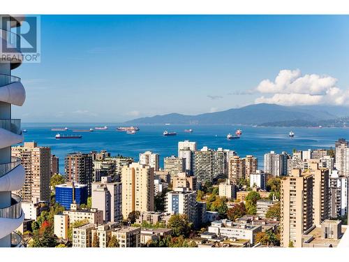 3701 1028 Barclay Street, Vancouver, BC - Outdoor With Body Of Water With View