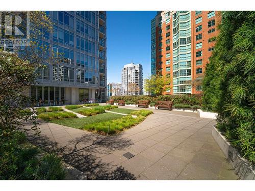 3701 1028 Barclay Street, Vancouver, BC - Outdoor With Balcony With Facade