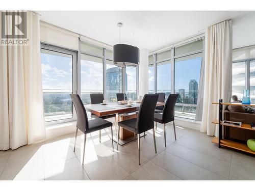 3701 1028 Barclay Street, Vancouver, BC - Indoor Photo Showing Dining Room