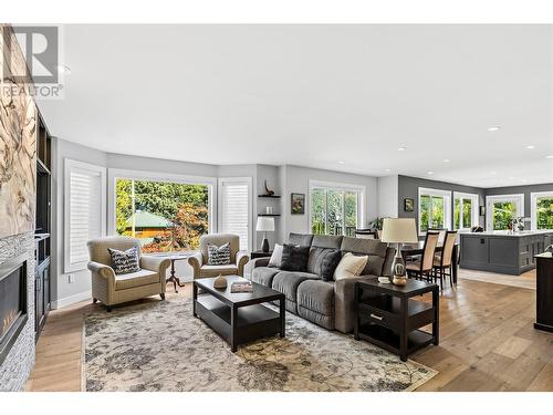 2825 Parkland Place, Blind Bay, BC - Indoor Photo Showing Living Room With Fireplace