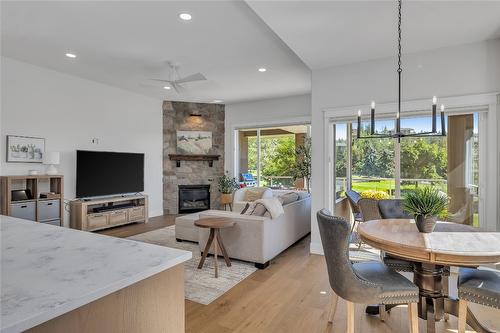 2562 Tuscany Drive, West Kelowna, BC - Indoor With Fireplace