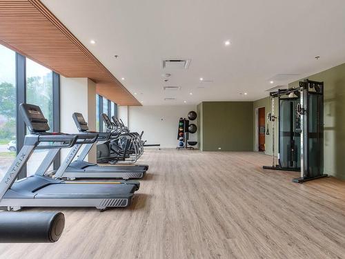 Exercise room - 402-1000 Rue Levert, Montréal (Verdun/Île-Des-Soeurs), QC - Indoor Photo Showing Gym Room