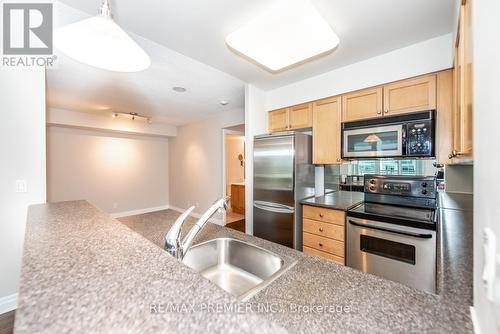 1001 - 2121 Lakeshore Boulevard, Toronto, ON - Indoor Photo Showing Kitchen With Stainless Steel Kitchen With Double Sink