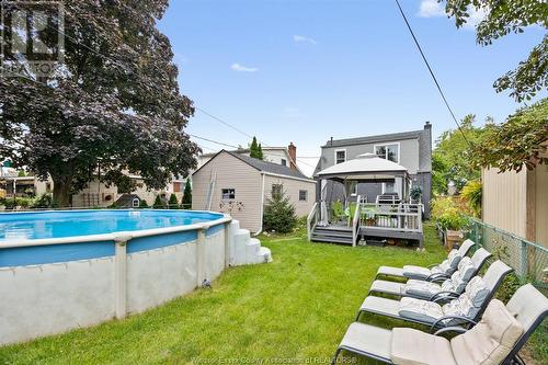 956 Homedale, Windsor, ON - Outdoor With Above Ground Pool With Backyard