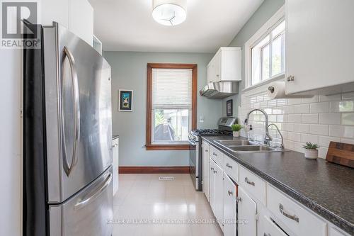 69 East Park Drive, Woodstock, ON - Indoor Photo Showing Kitchen With Double Sink