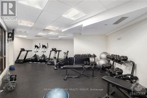 105 - 808 Bronson Avenue, Ottawa, ON - Indoor Photo Showing Gym Room