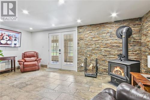 804 Flynn Road, North Grenville, ON - Indoor With Fireplace