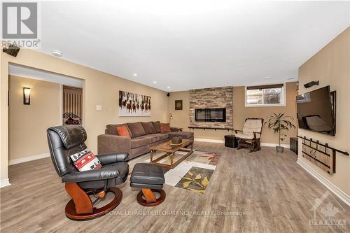 865 Markwick Crescent, Ottawa, ON - Indoor Photo Showing Other Room With Fireplace