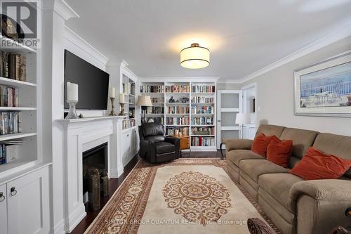 201 - 1400 Dixie Road, Mississauga, ON - Indoor Photo Showing Living Room With Fireplace