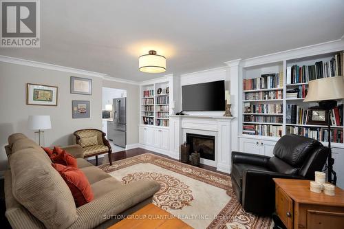 201 - 1400 Dixie Road, Mississauga, ON - Indoor Photo Showing Living Room With Fireplace