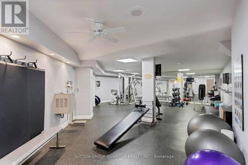 201 - 1400 Dixie Road, Mississauga, ON - Indoor Photo Showing Gym Room