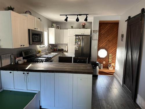 1033 Alberta Street, Thunder Bay, ON - Indoor Photo Showing Kitchen With Double Sink