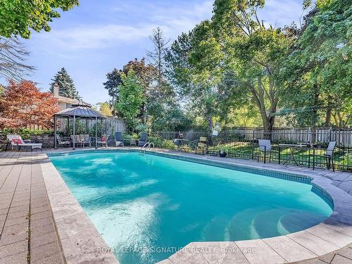 6 Creekwood Dr, Toronto, ON - Outdoor With In Ground Pool With Backyard