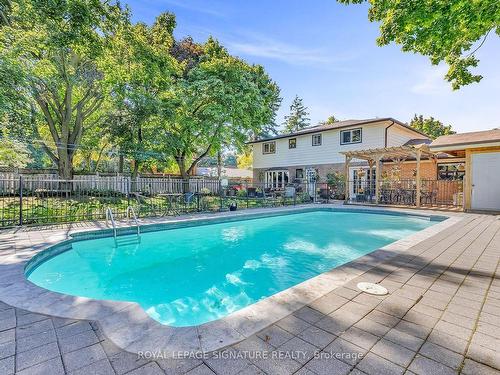 6 Creekwood Dr, Toronto, ON - Outdoor With In Ground Pool With Backyard