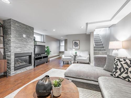 102 Galley Ave, Toronto, ON - Indoor With Fireplace