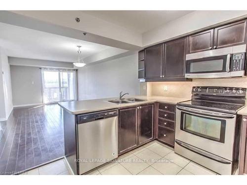 316-3070 Rotary Way, Burlington, ON - Indoor Photo Showing Kitchen With Stainless Steel Kitchen With Double Sink