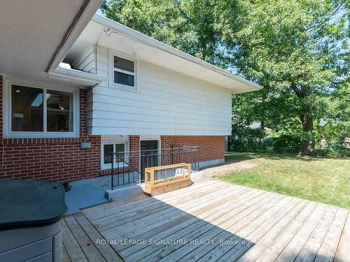 Bsmt-55 Burness Dr, St. Catharines, ON - Outdoor With Deck Patio Veranda