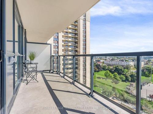 910-1461 Lawrence Ave, Toronto, ON - Outdoor With Balcony With Exterior