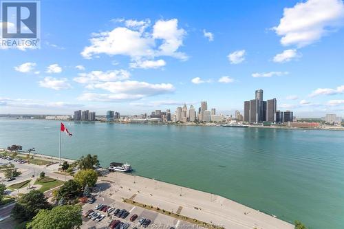 75 Riverside Drive East Unit# 901, Windsor, ON - Outdoor With Body Of Water With View