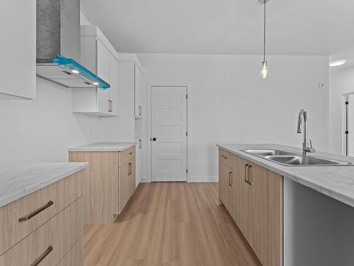 Kitchen - 165 Rue Notre-Dame, Notre-Dame-Du-Bon-Conseil - Village, QC - Indoor Photo Showing Kitchen With Double Sink